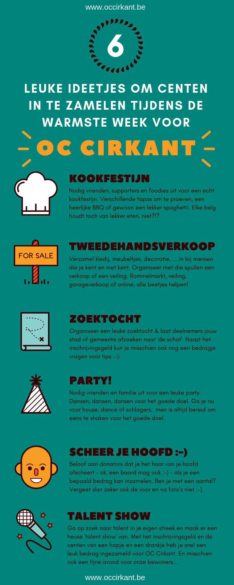 Fun Ideas for Charity Infographic
